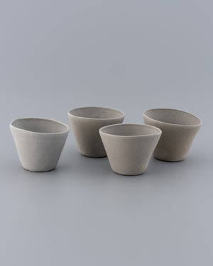 4 cups set Gray 01