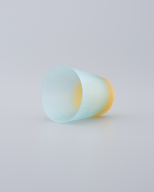 silence tumbler - bluegreen x amber