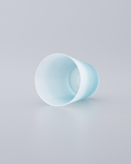 silence tumbler - clear x bluegreen