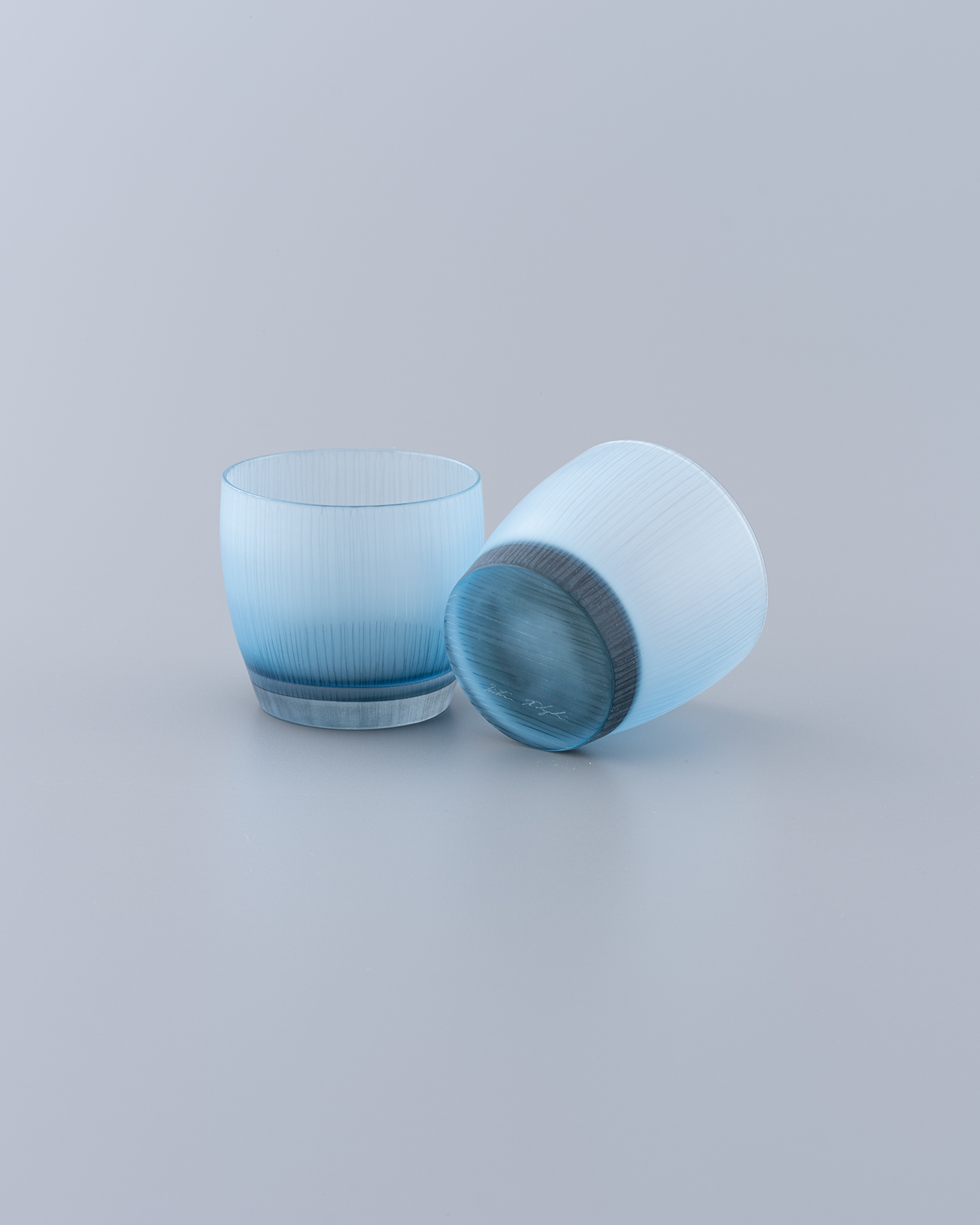 silence glass - Round(blue×gray)