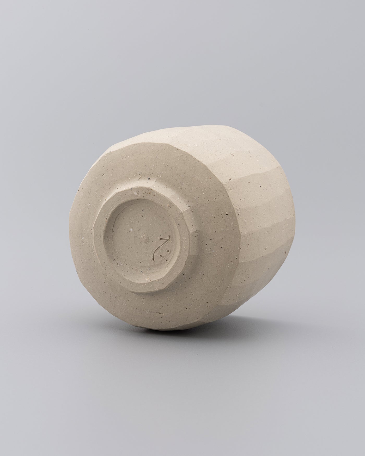 森本仁 白花 茶碗 01