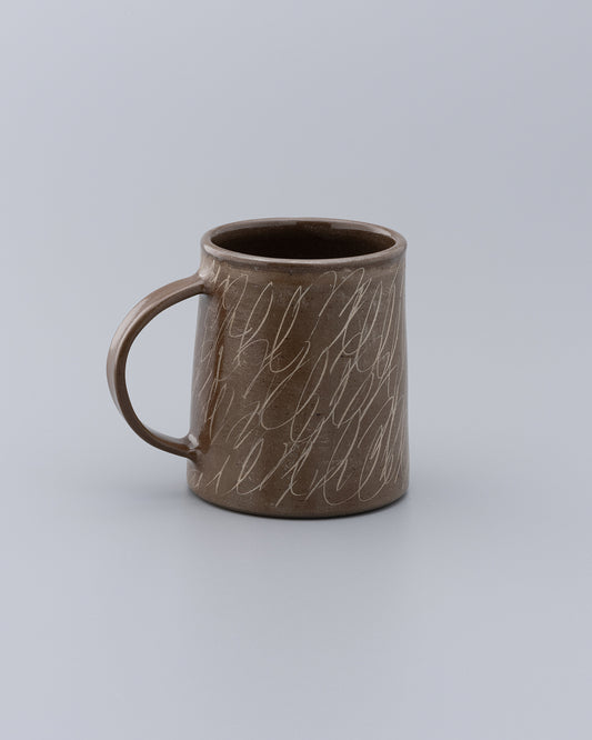 Drawing Mug Brown 01