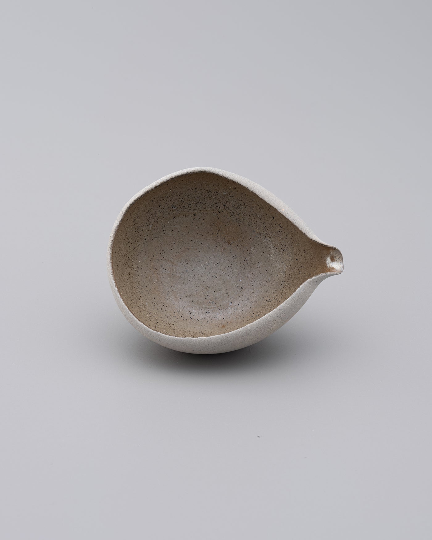 Takayuki WATANABE Wood-fired Katakuchi Bowl M Gray