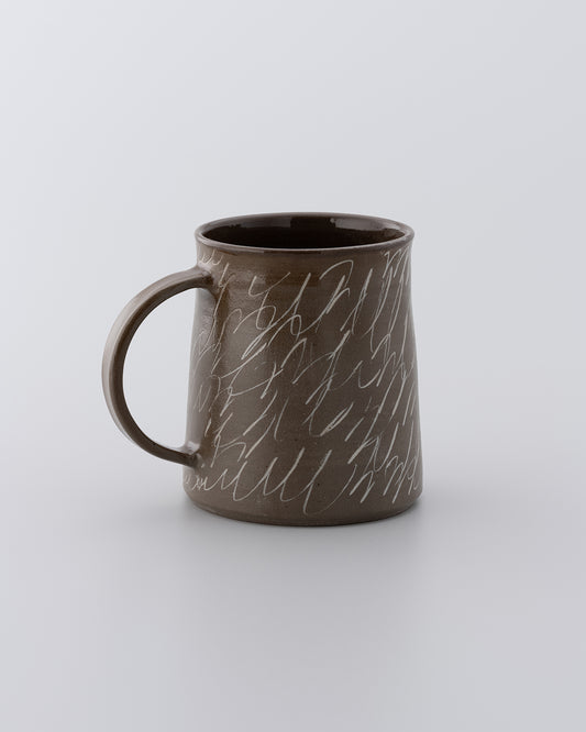 Drawing Mug Brown 04