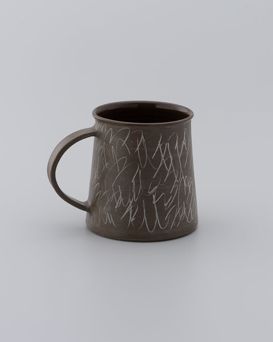 Drawing Mug Brown 06