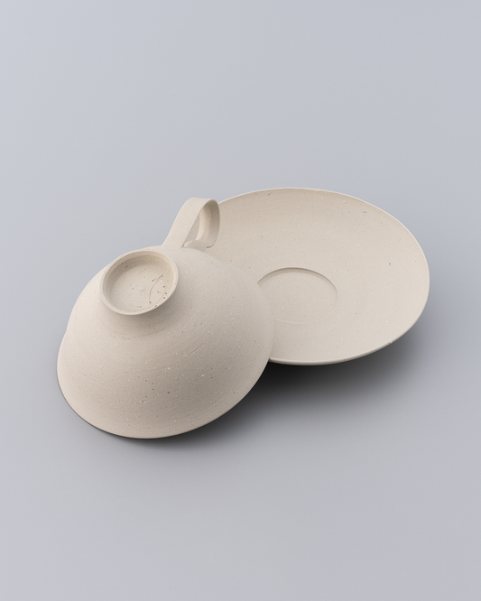 森本仁 白花 カップ&ソーサー 05