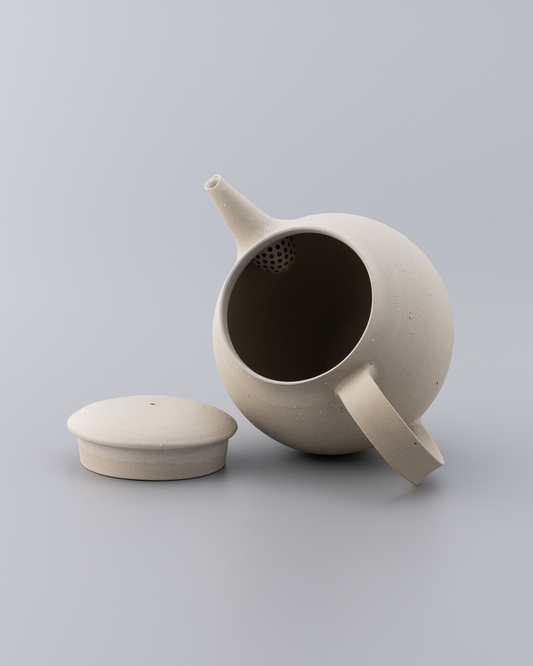 森本仁 白花 ティーポット 03 (800ml)