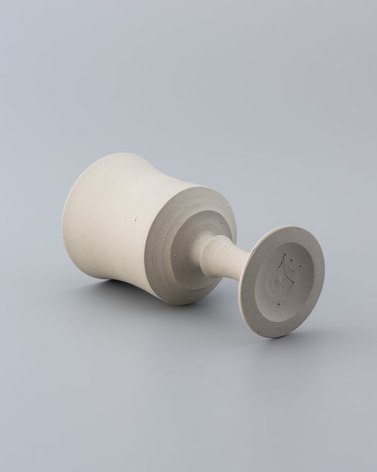 森本仁 白花 ゴブレット L