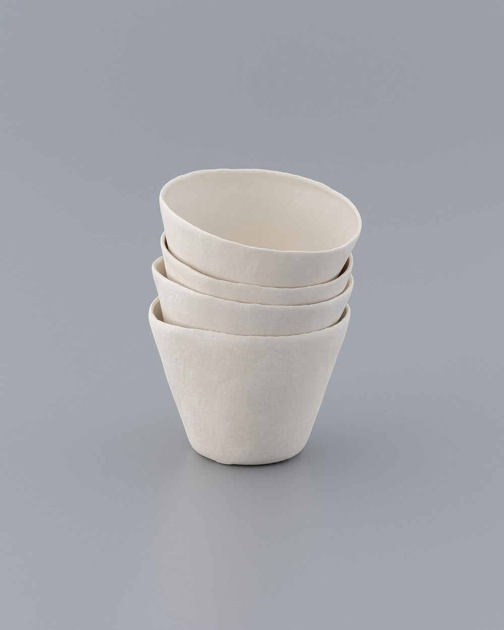 4 cups set White 01