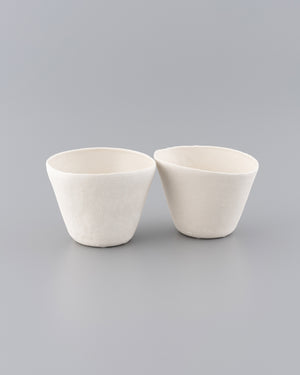 2 cups set White