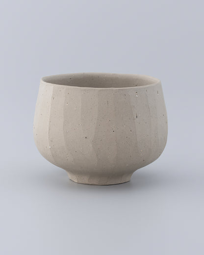 森本仁 白花 茶碗