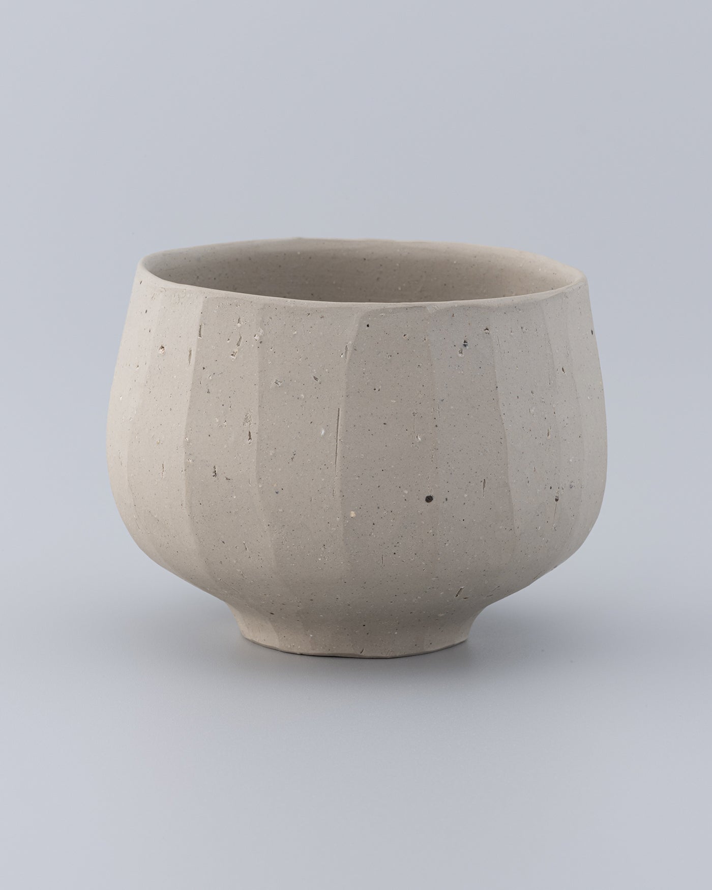 森本仁 白花 茶碗