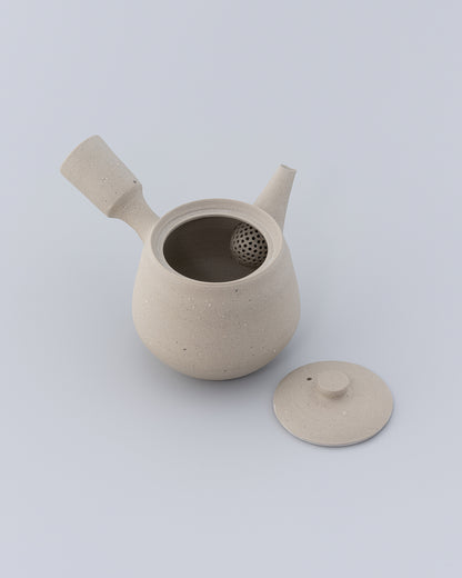 森本仁 白花 横手急須 01