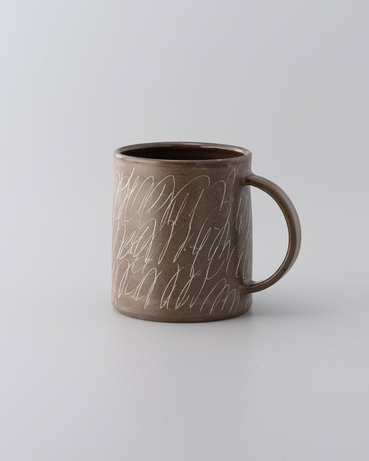 Drawing Mug Brown 03