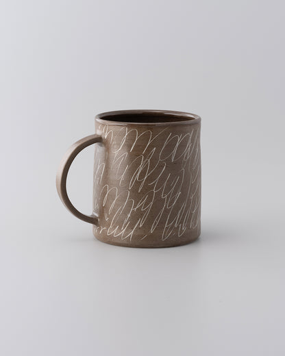 Drawing Mug Brown 03