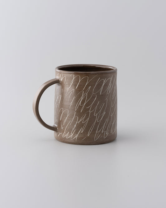 Drawing Mug Brown 03