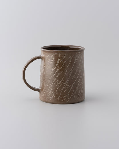 Drawing Mug Brown 04