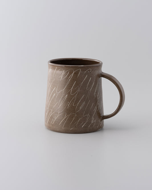 Drawing Mug Brown 05