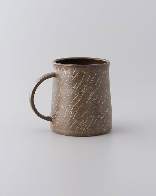 Drawing Mug Brown 05