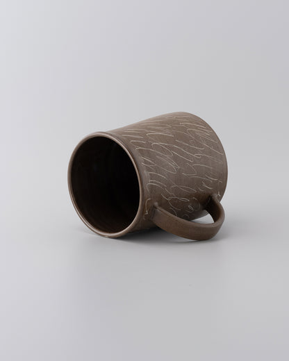 Drawing Mug Brown 05