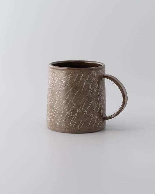 Drawing Mug Brown 06