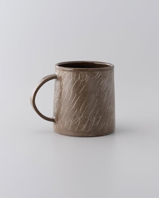 Drawing Mug Brown 06