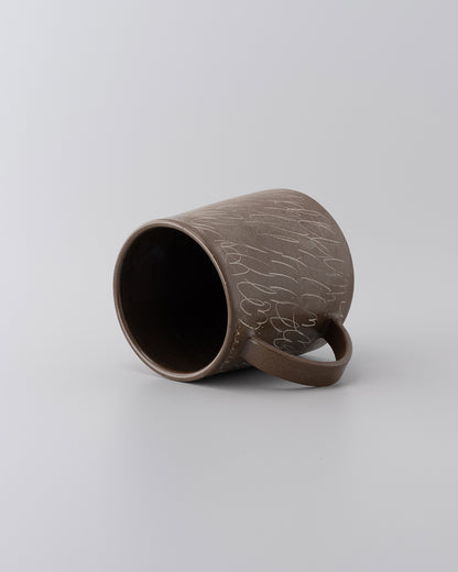 Drawing Mug Brown 06