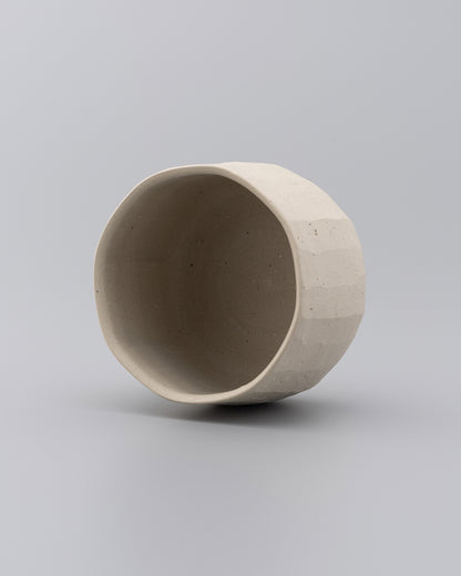 森本仁 白花 茶碗 01