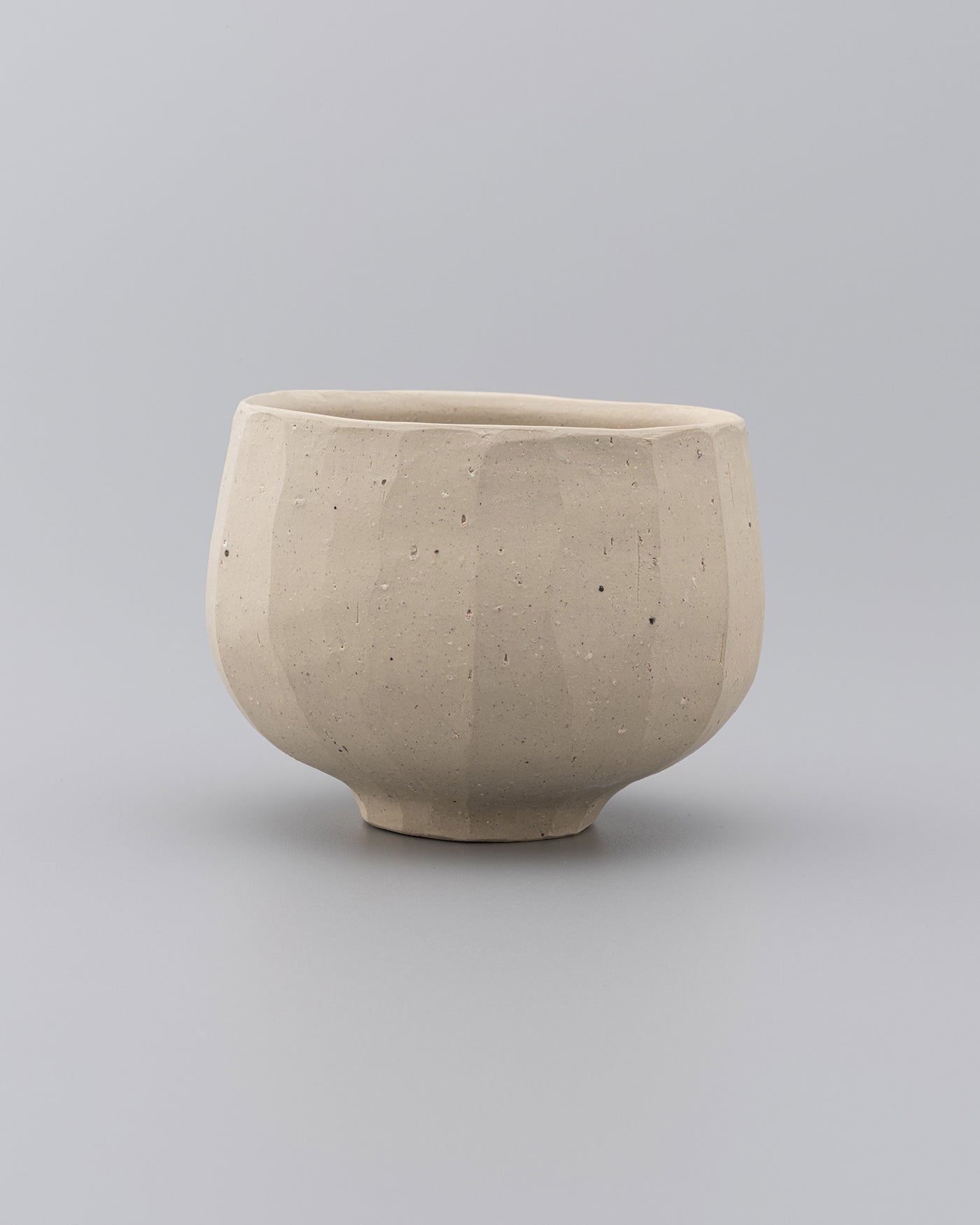 森本仁 白花 茶碗 02