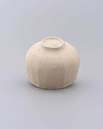 森本仁 白花 茶碗 02