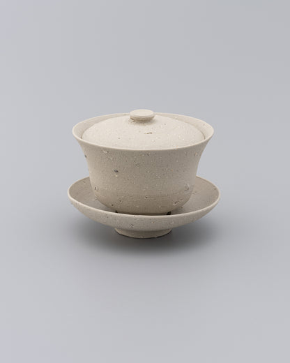 森本仁 白花 蓋碗 S01