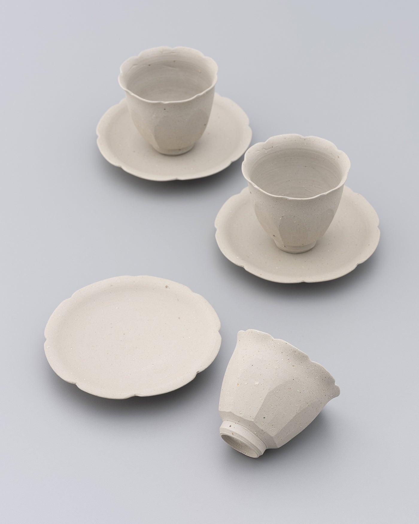 森本仁 白花 茶器