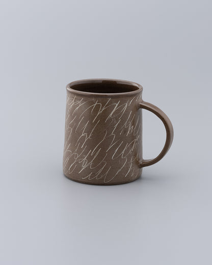 Drawing Mug Brown 03