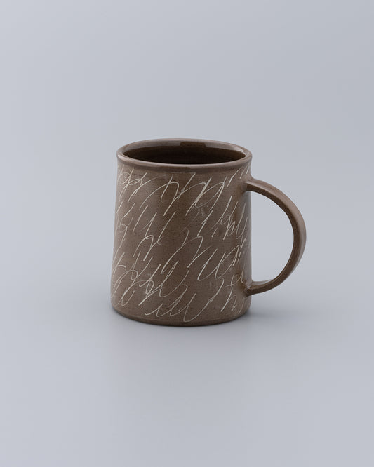 Drawing Mug Brown 03