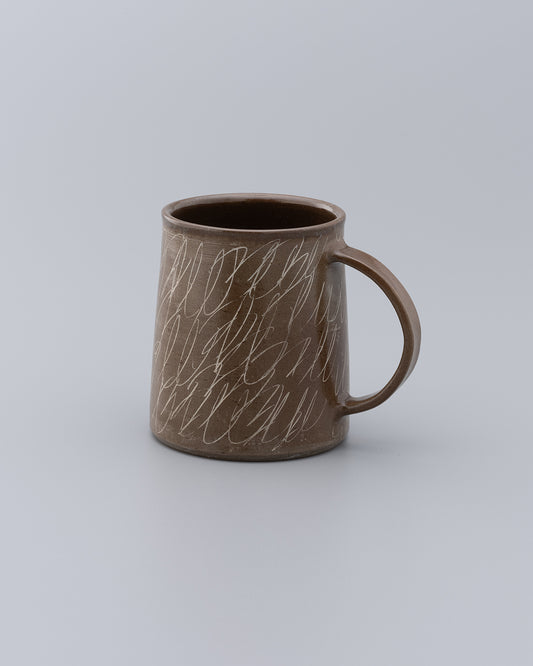 Drawing Mug Brown 04