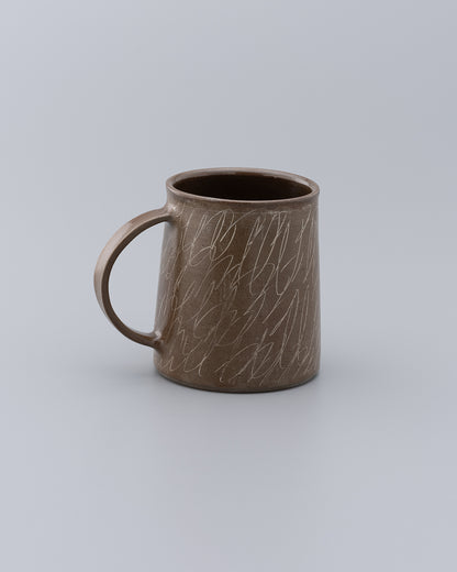 Drawing Mug Brown 04