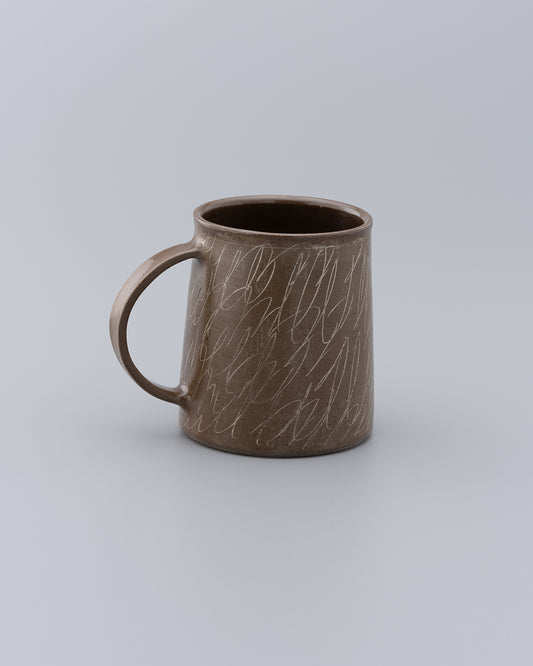 Drawing Mug Brown 04