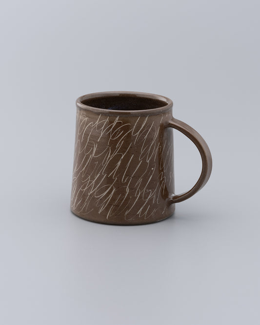 Drawing Mug Brown 05