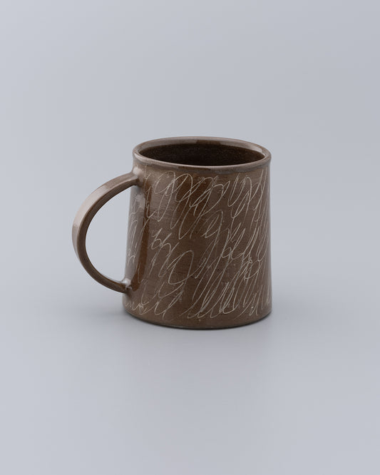Drawing Mug Brown 05