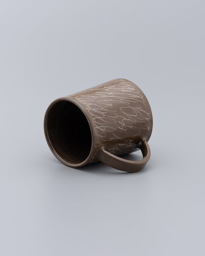 Drawing Mug Brown 05