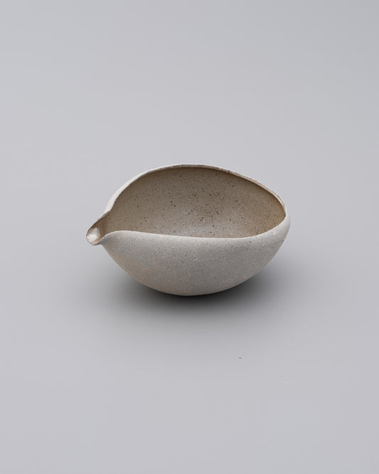 Takayuki WATANABE Wood-fired Katakuchi Bowl M Gray