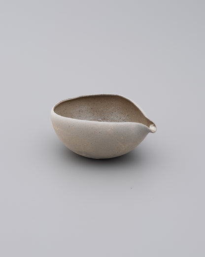 Takayuki WATANABE Wood-fired Katakuchi Bowl M Gray