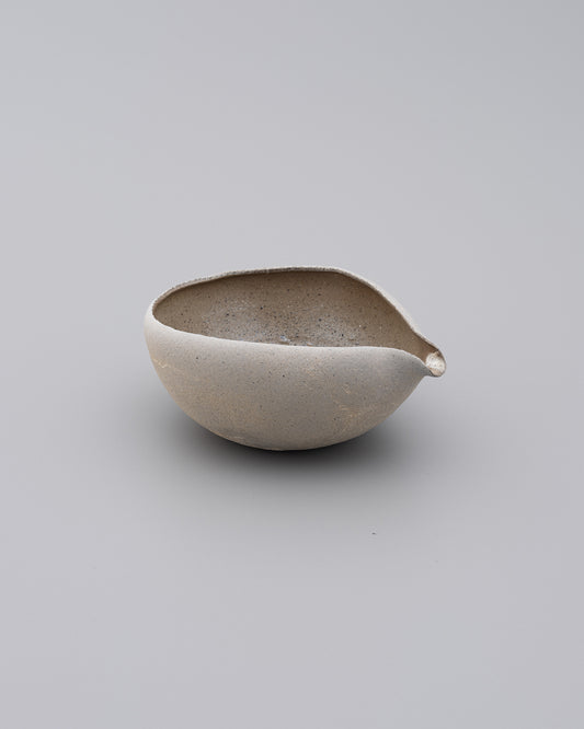 Takayuki WATANABE Wood-fired Katakuchi Bowl M Gray
