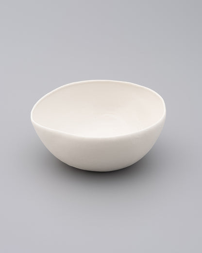 渡辺隆之 鉢M 白 16cm 02