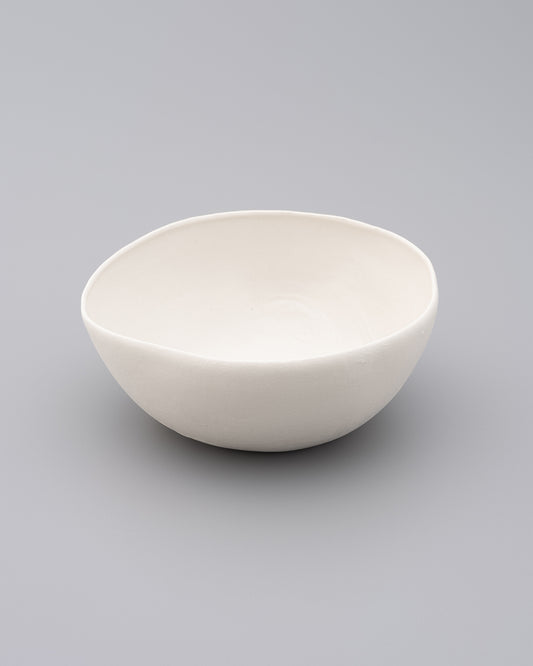 渡辺隆之 鉢M 白 16cm 02