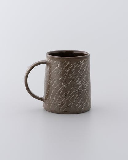 Drawing Mug Brown 01