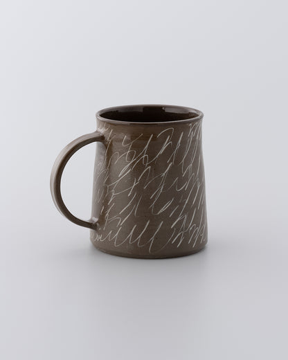 Drawing Mug Brown 04