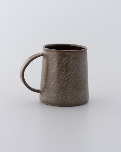 Drawing Mug Brown 05
