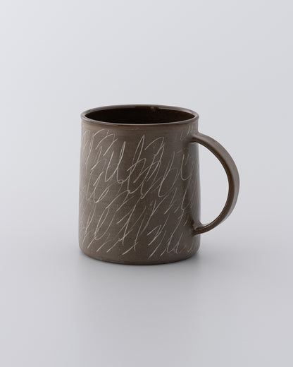 Drawing Mug Brown 06