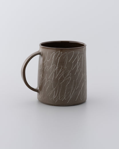 Drawing Mug Brown 06